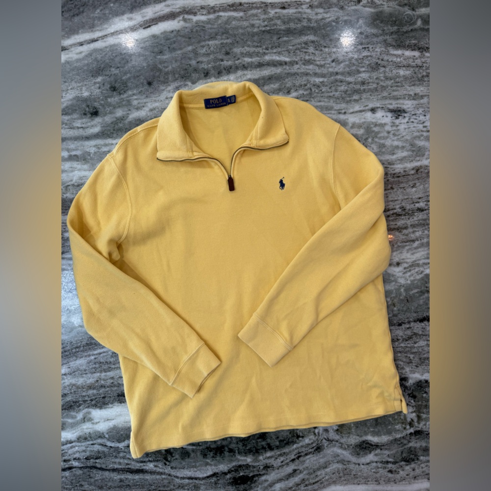 Polo by Ralph Lauren Yellow Sweatshirt Men’s XL - Picture 1 of 3
